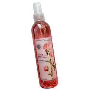 Discontinued Bath & Body Works Pleasures PEONY Body Splash 8 fl oz LIKE NEW